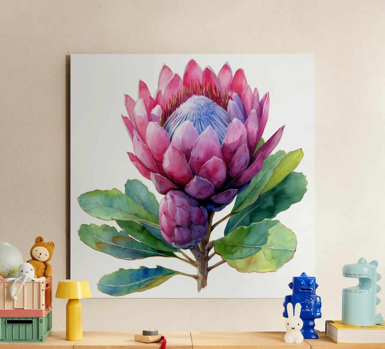 Protea-Blume Forex-Platte von Bold Blooms