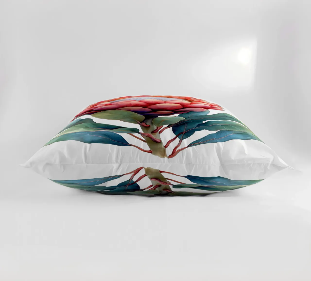 Protea Flower decorative cushion by Bold Blooms