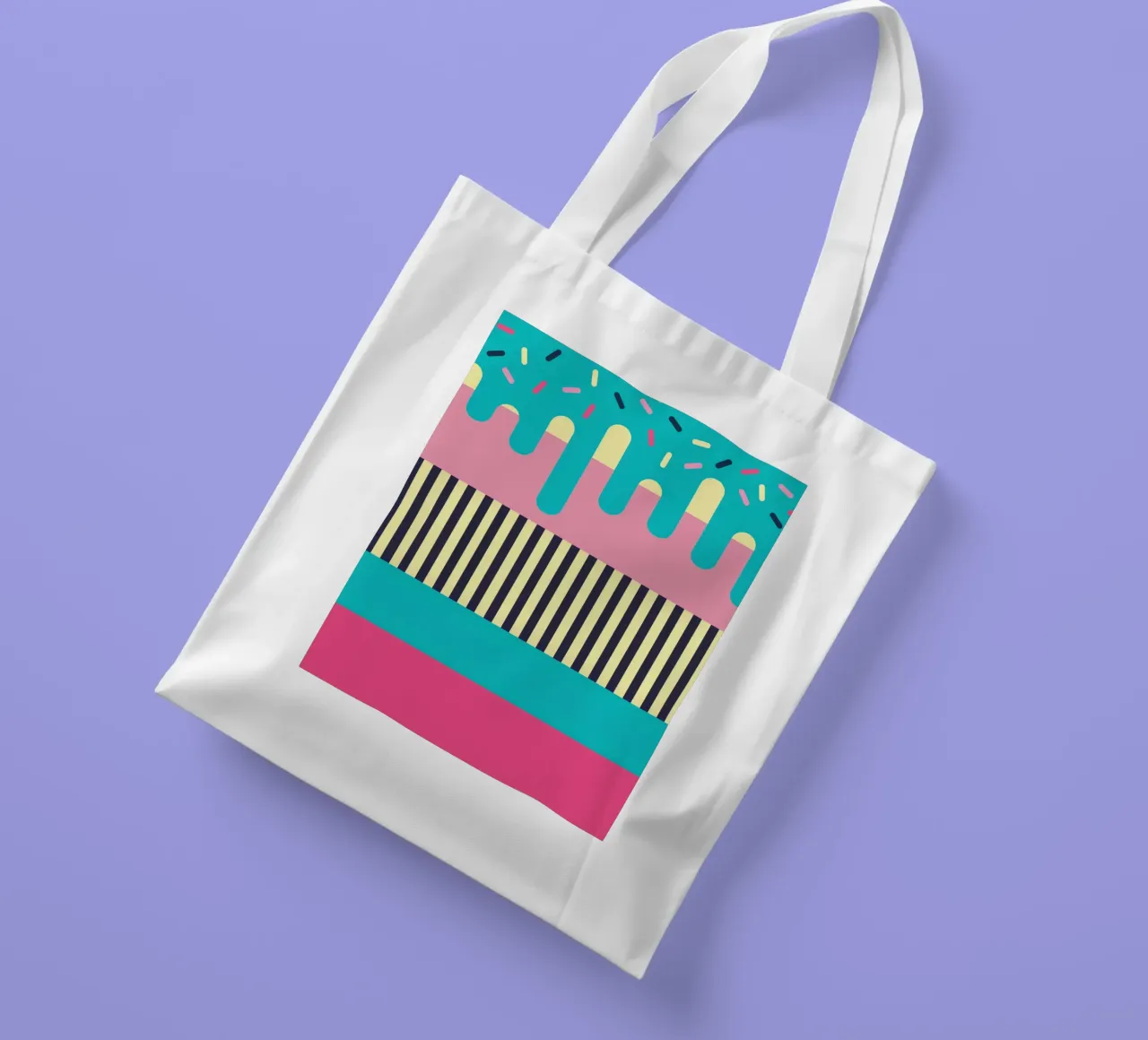 La cerise sur le gâteau tote bag de Kim Hubball Studio
