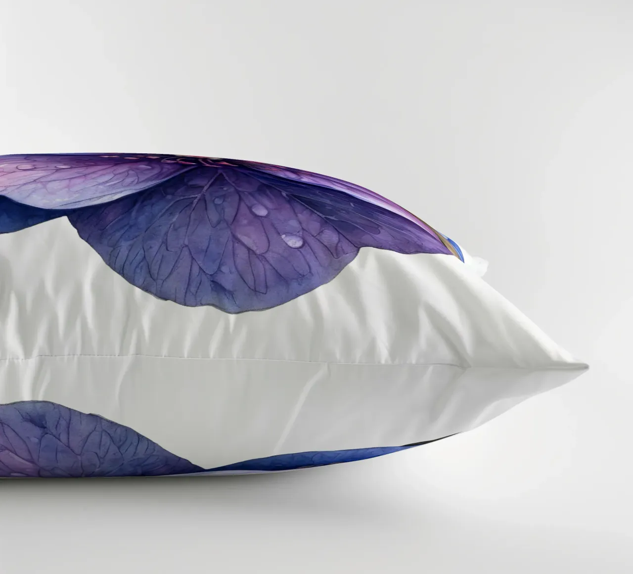 Pulmonaria Flower decorative cushion by Bold Blooms