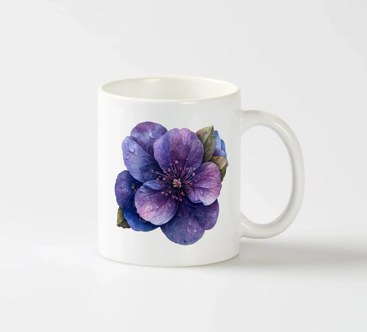 Fiore di Pulmonaria tazza in ceramica da Bold Blooms