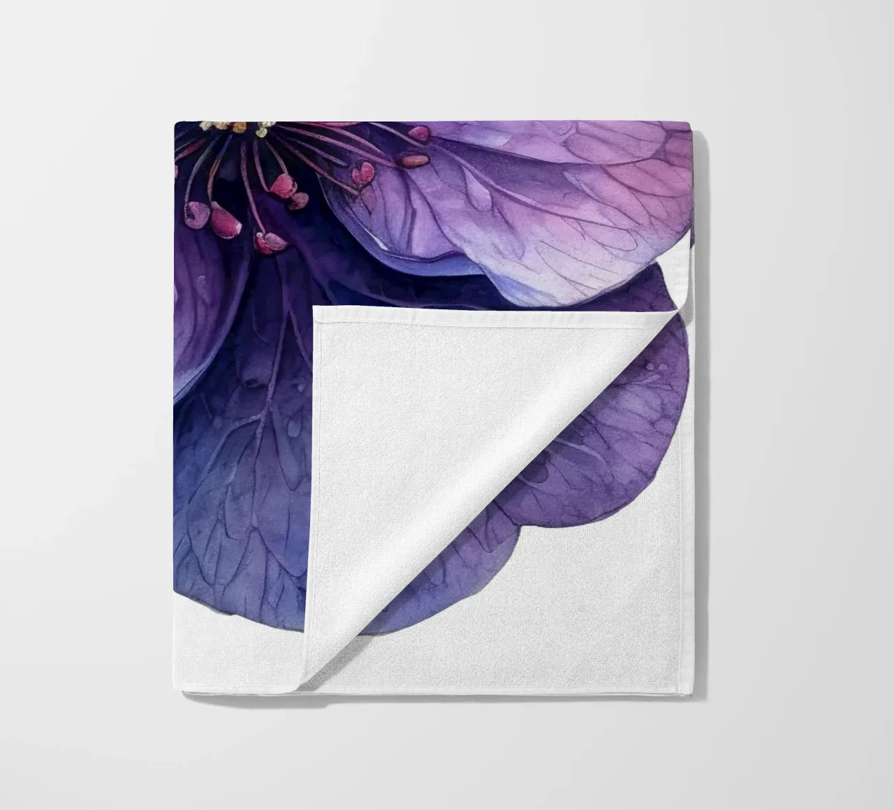 Pulmonaria Flower beach towel by Bold Blooms