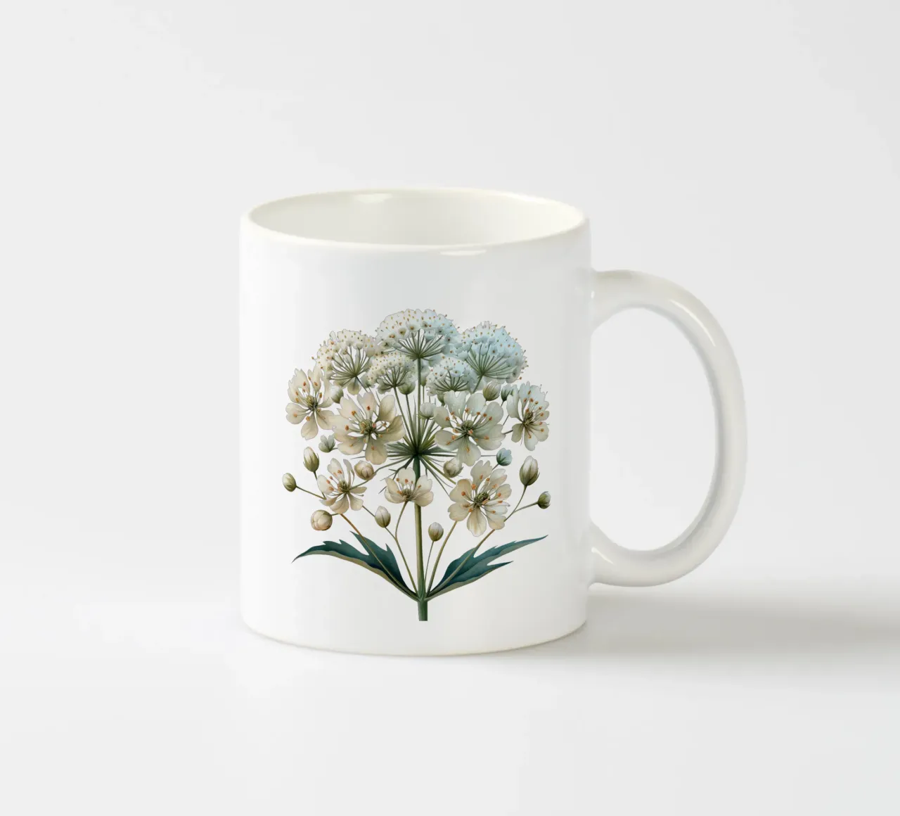 Fiore in pizzo Queen Annes tazza in ceramica da Bold Blooms