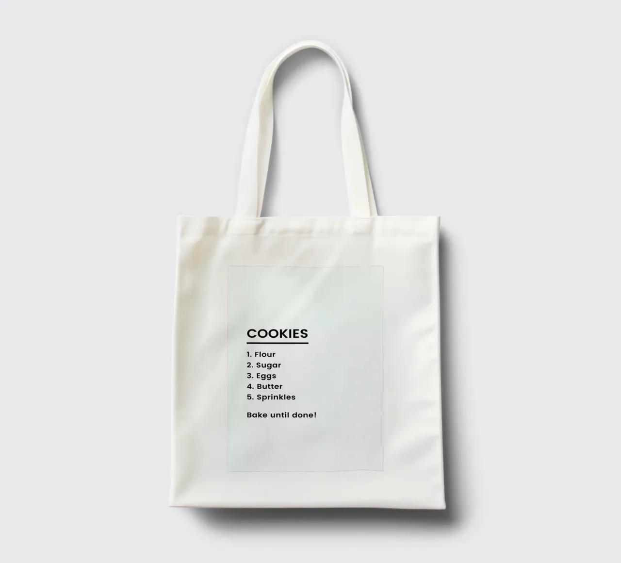Cookie Recipe borsa in juta da Studio One