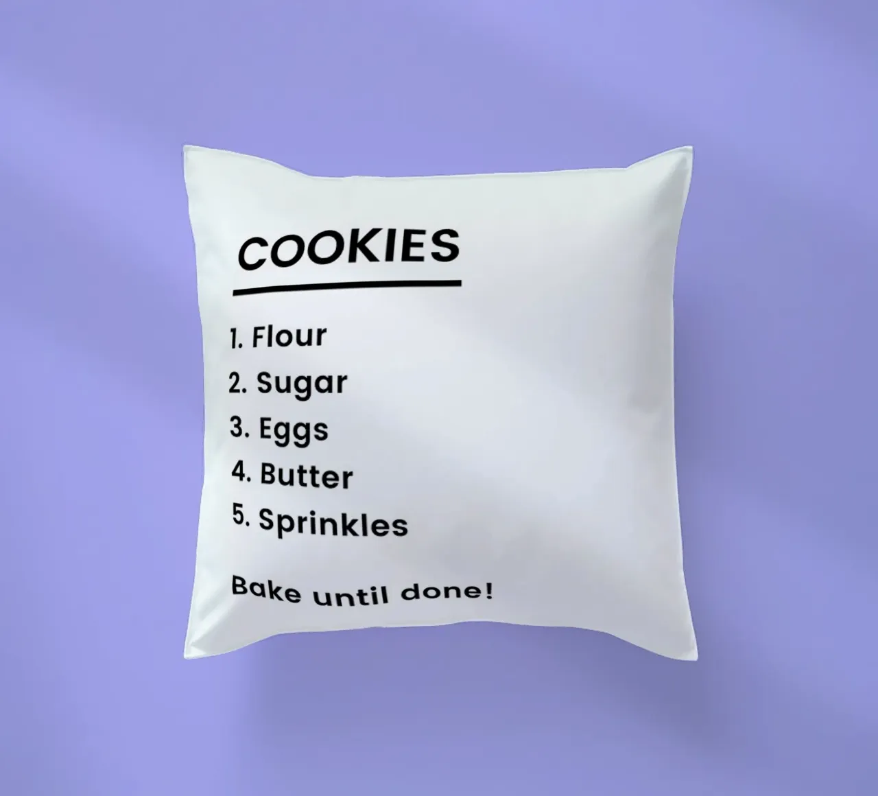 Cookie Recipe cuscino da Studio One