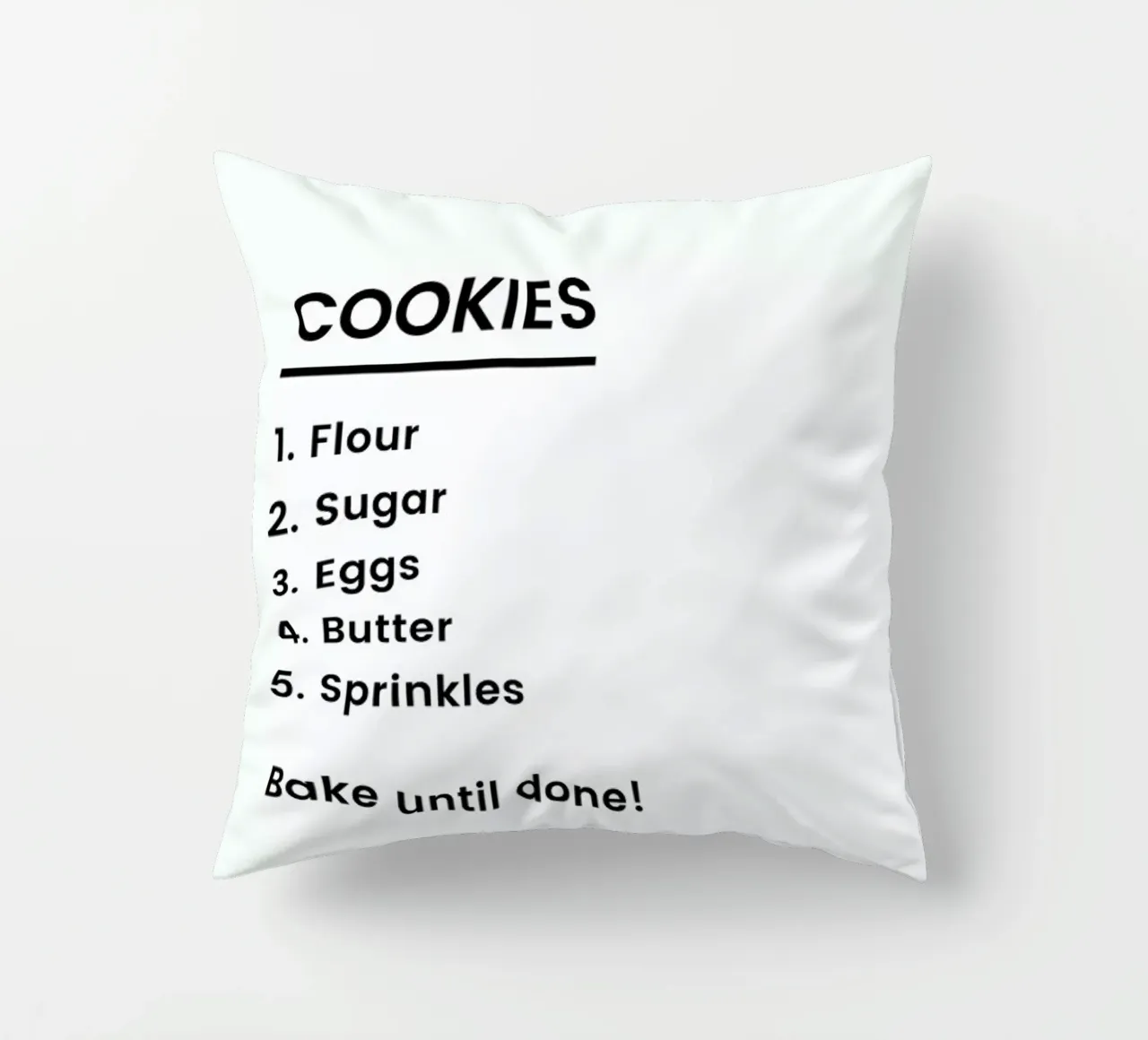 Cookie Recipe cuscino da Studio One