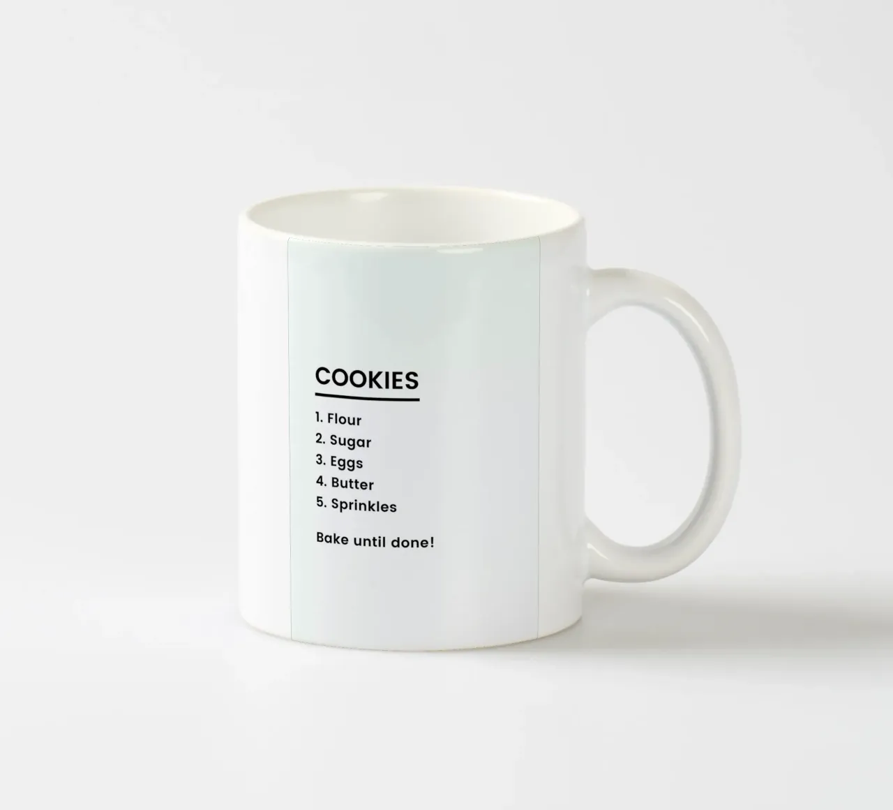 Cookie Recipe tazza in ceramica da Studio One