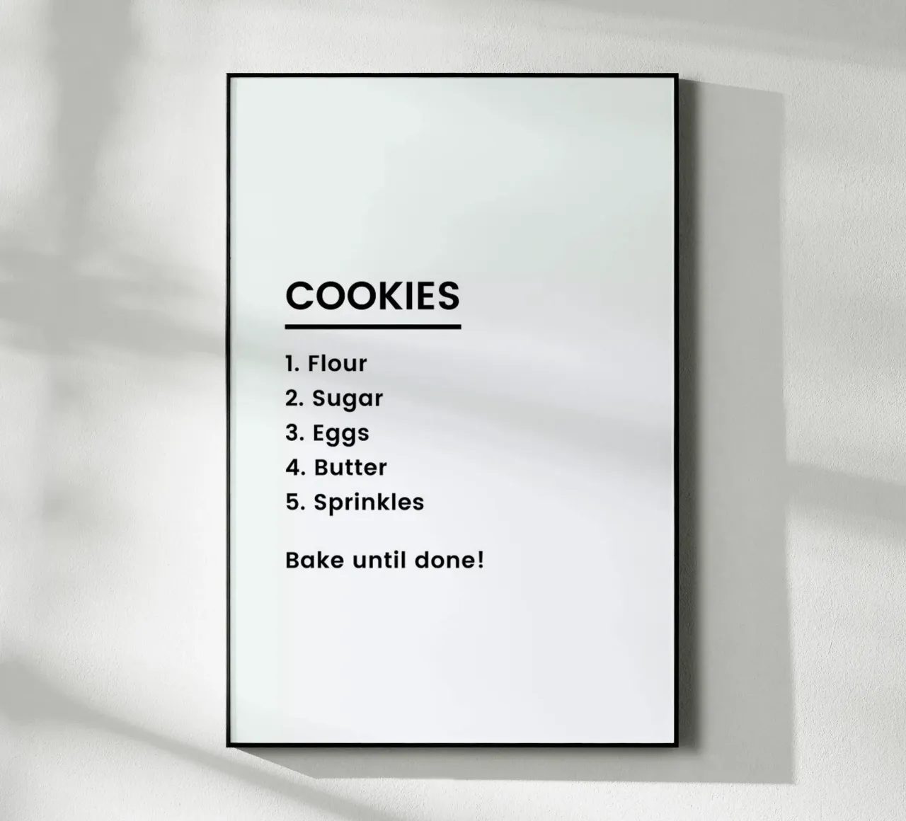 Cookie Recipe plexiglass da Studio One