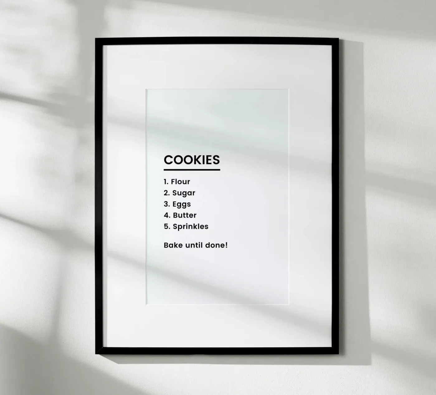 Cookie Recipe poster da Studio One