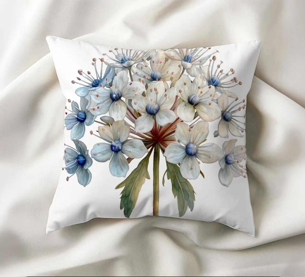 Fiore in pizzo Queen Annes cuscino da Bold Blooms