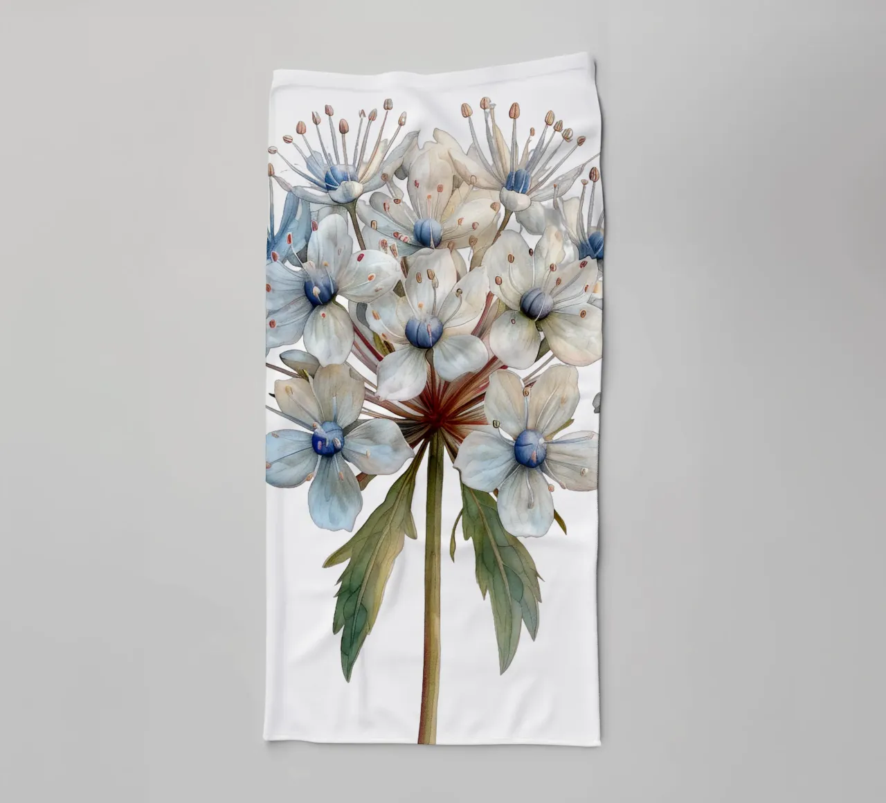 Fiore in pizzo Queen Annes asciugamano da bagno da Bold Blooms