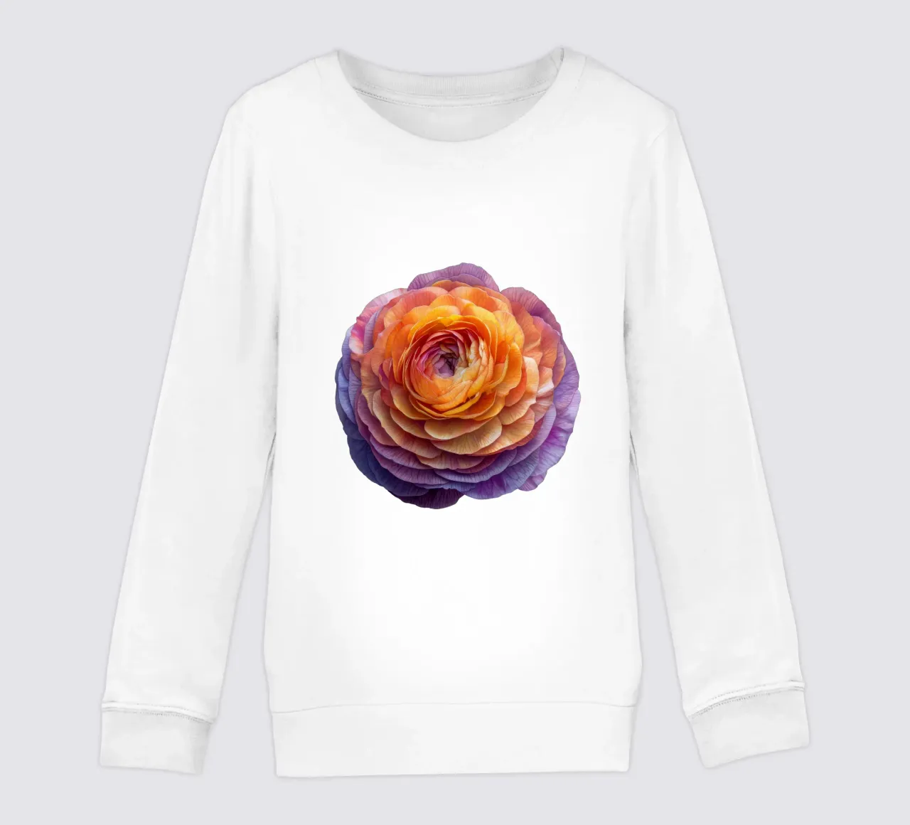 Fiore di ranuncolo felpa bambino da Bold Blooms
