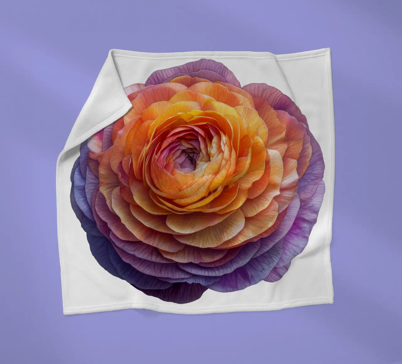 Fiore di ranuncolo coperta in pile da Bold Blooms
