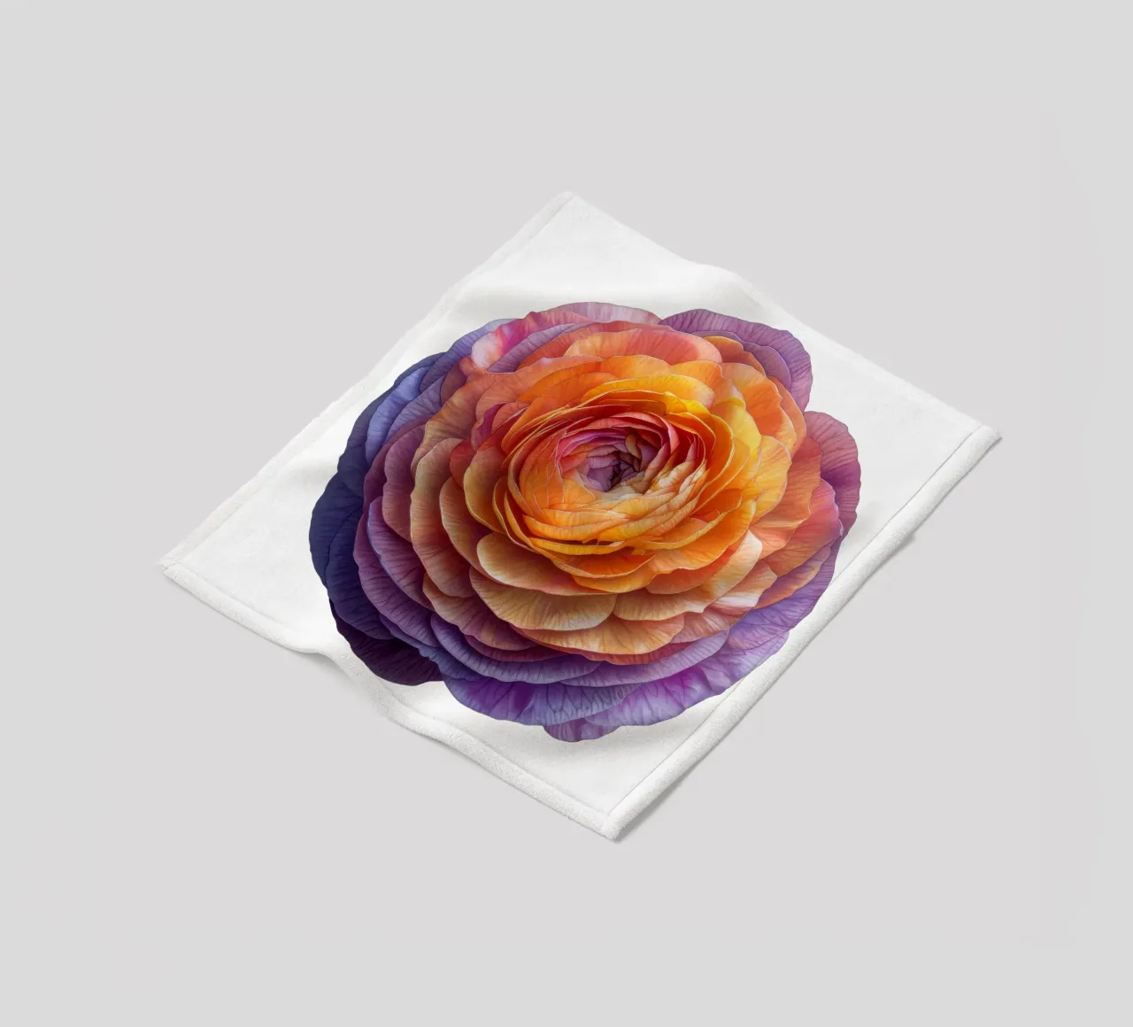 Fiore di ranuncolo coperta in pile da Bold Blooms