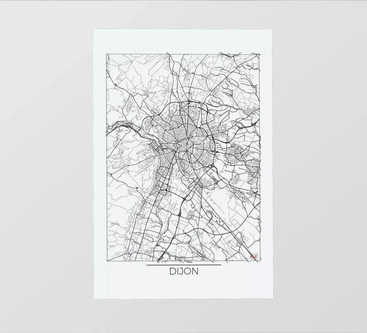 Dijon Minimal pellicola backlit da Hubert Roguski