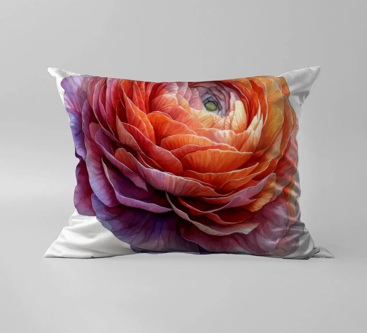 Fiore di ranuncolo cuscino da Bold Blooms