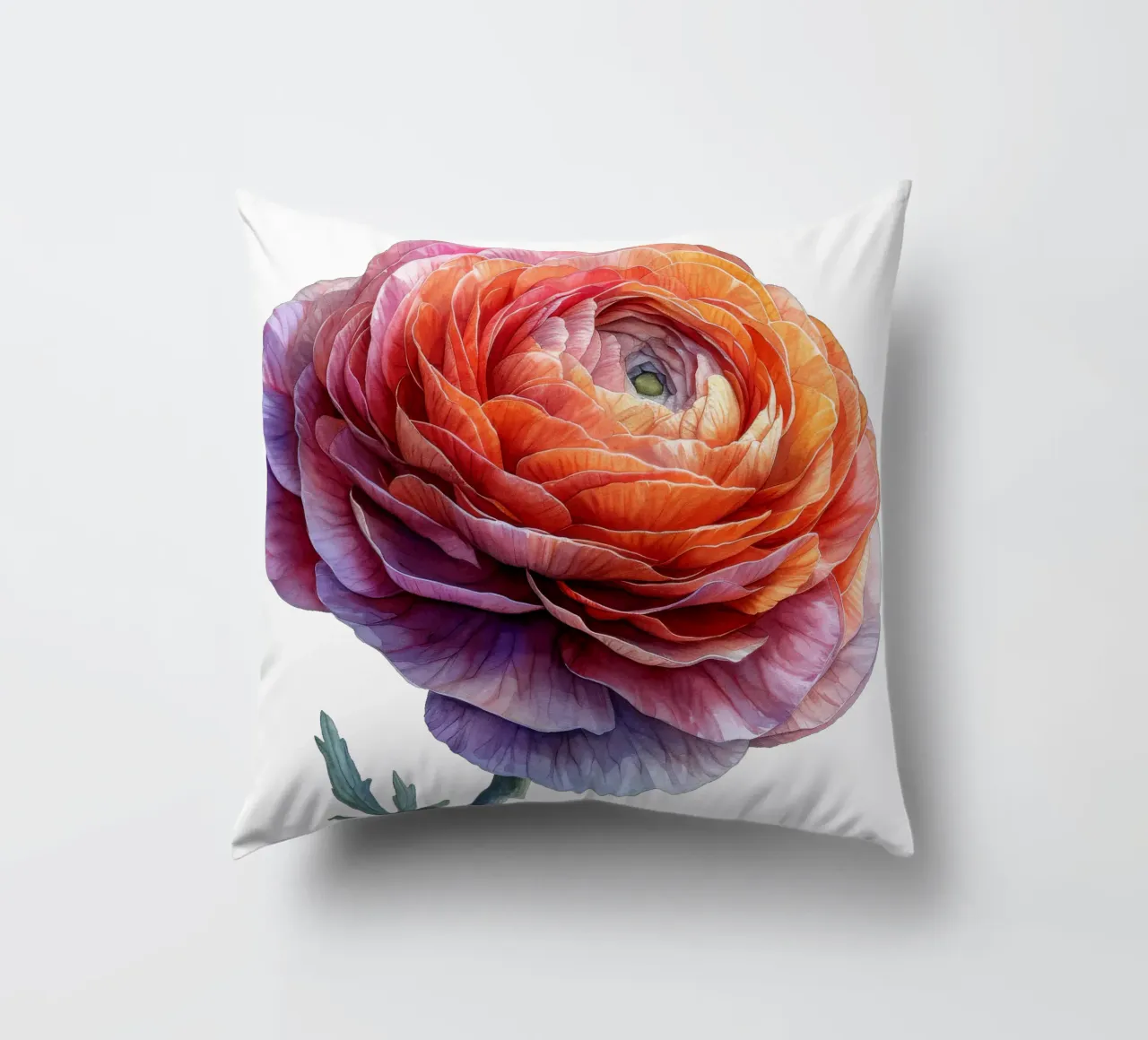 Fiore di ranuncolo cuscino da Bold Blooms