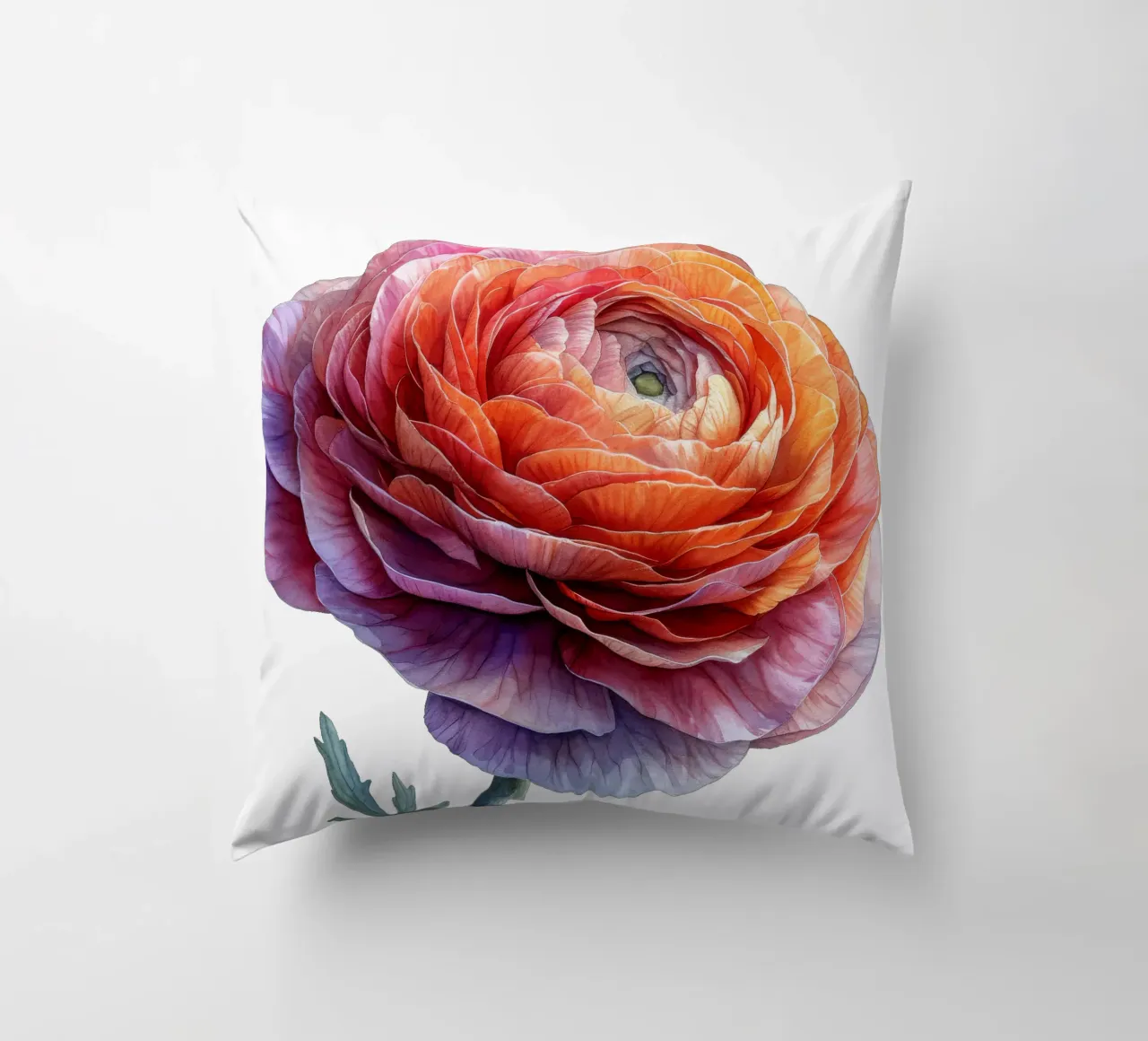 Fiore di ranuncolo cuscino da Bold Blooms