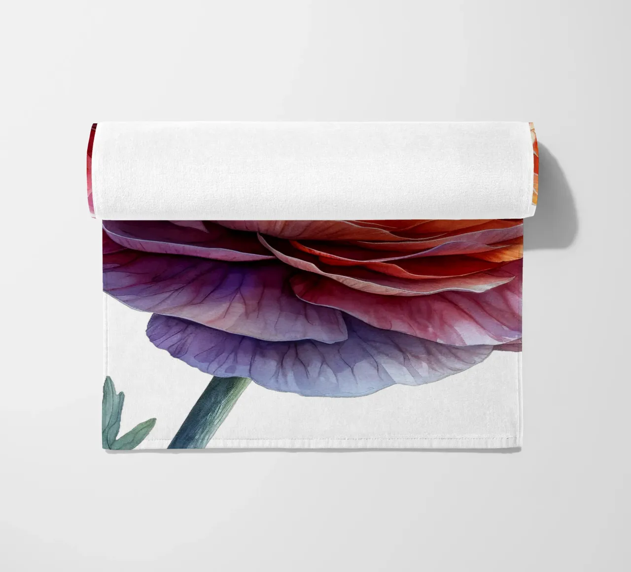 Ranunculus Flower beach towel by Bold Blooms