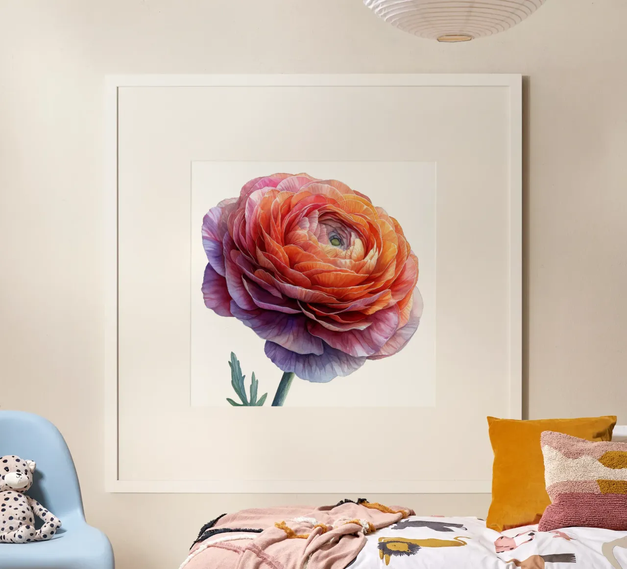 Ranunculus Flower poster by Bold Blooms