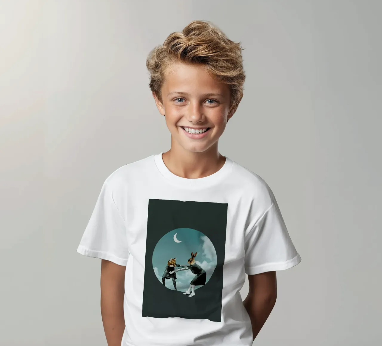Chase the Night kids t-shirt by Maarten Léon