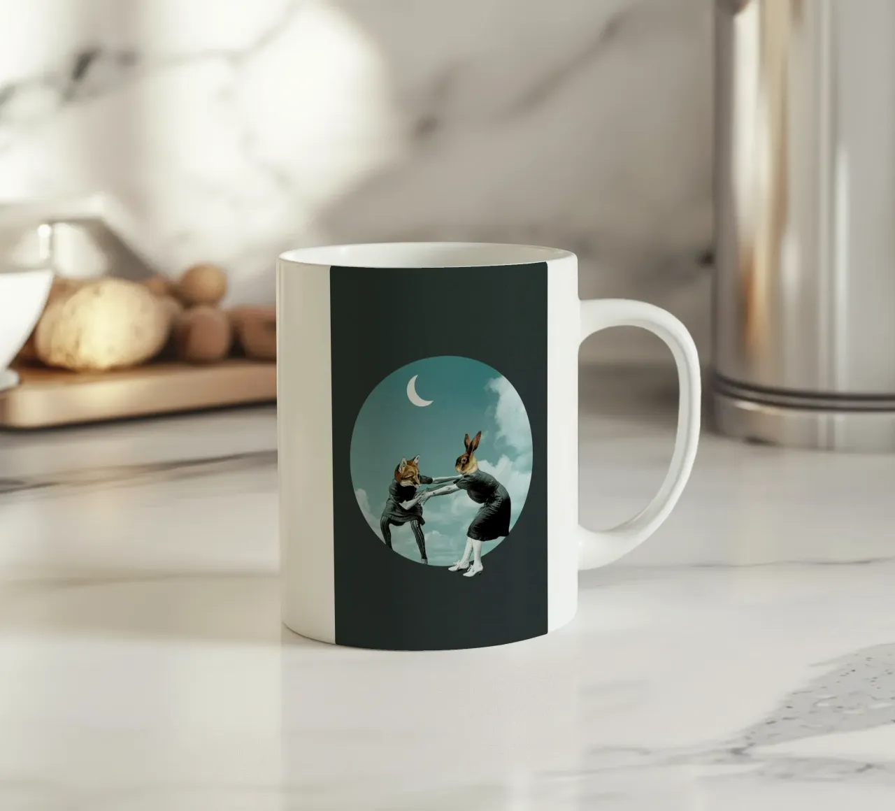 Chase the Night tazza in ceramica da Maarten Léon