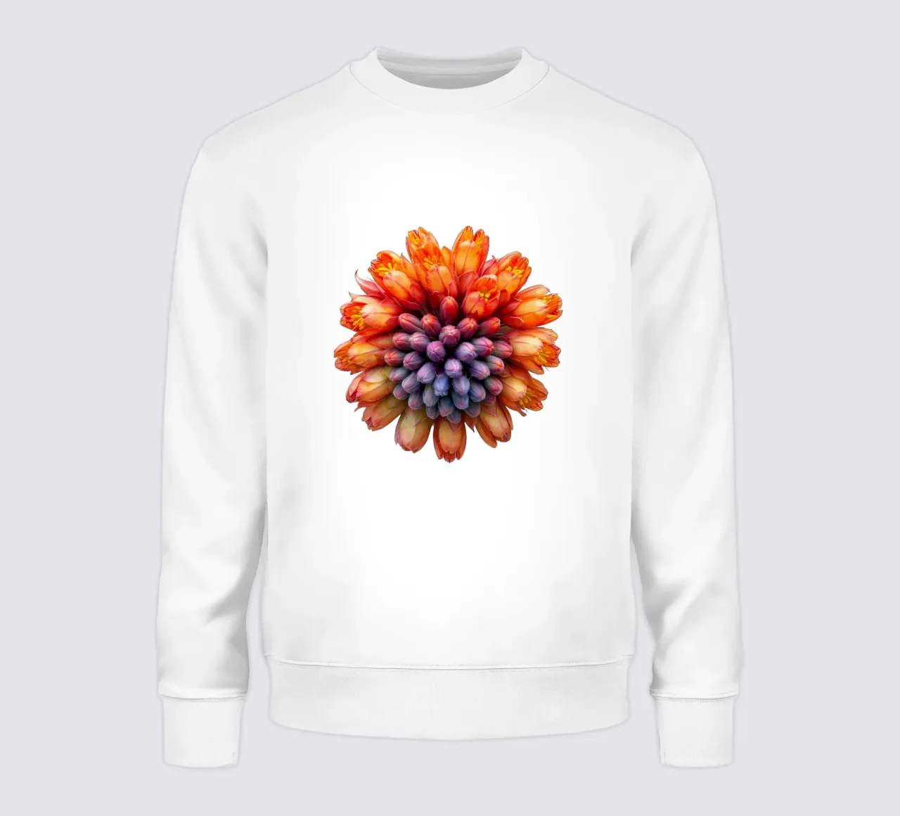 Fiore di poker rosso fuoco felpa da Bold Blooms