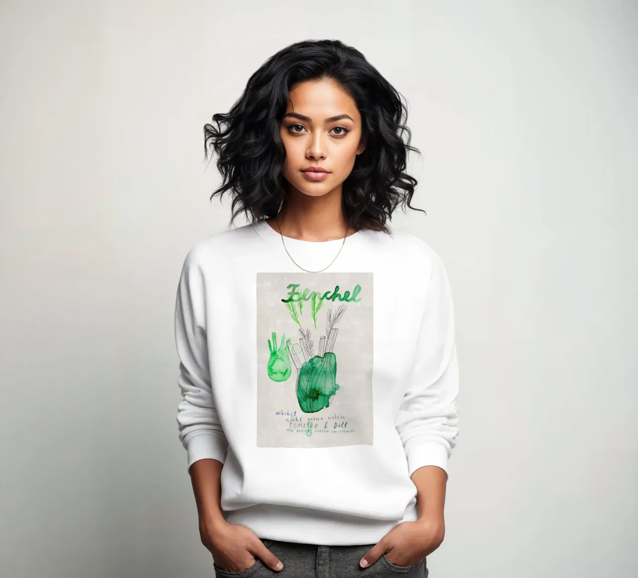 Fenchel felpa da Rinah Lang