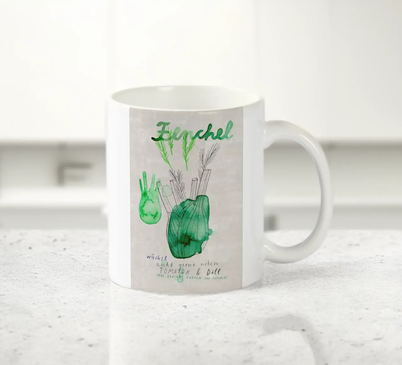 Fenchel tazza in ceramica da Rinah Lang