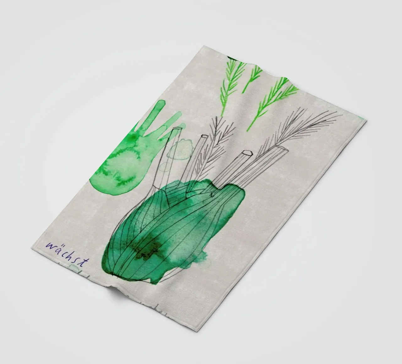 Fenchel coperta in pile da Rinah Lang
