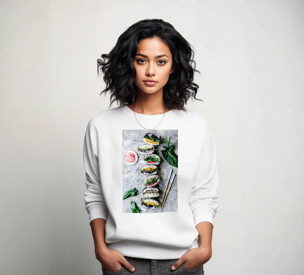 Onigirazu sweatshirt by Eat this