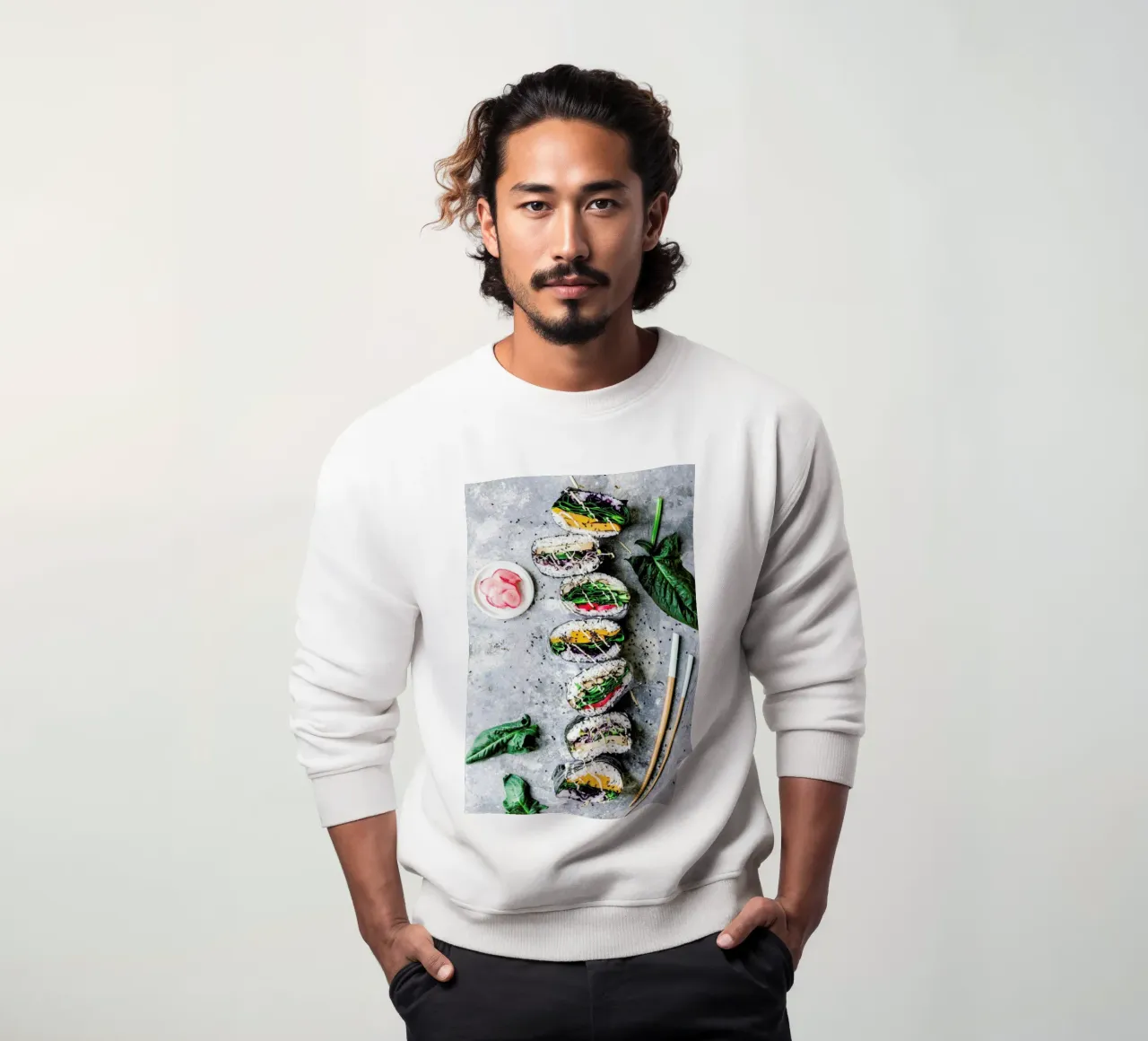 Onigirazu sweatshirt by Eat this