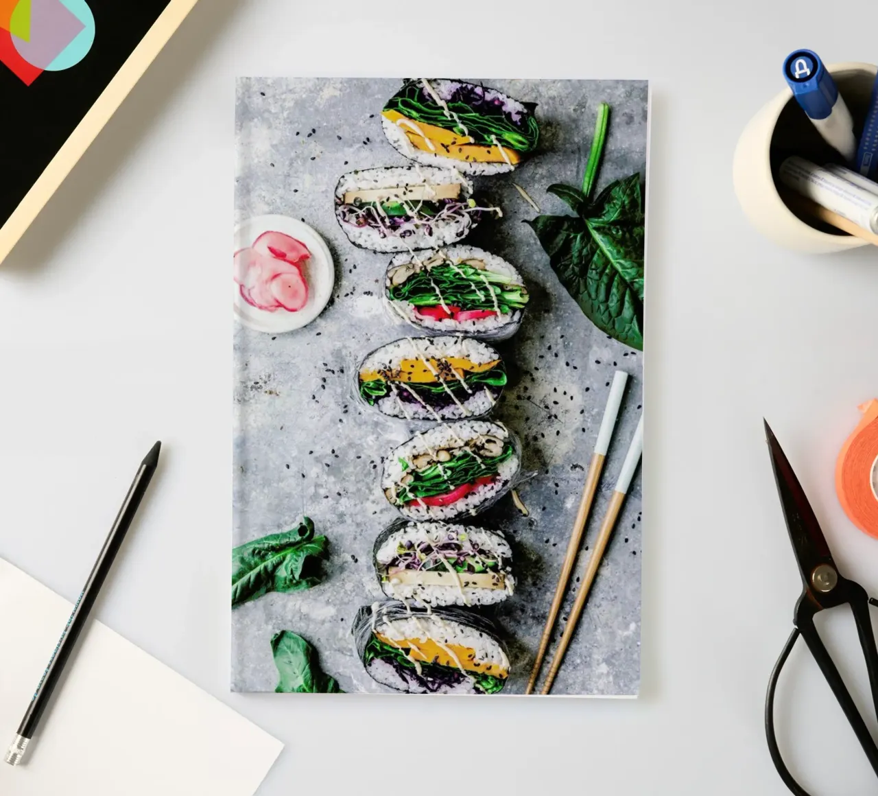 Onigirazu notebook by Eat this