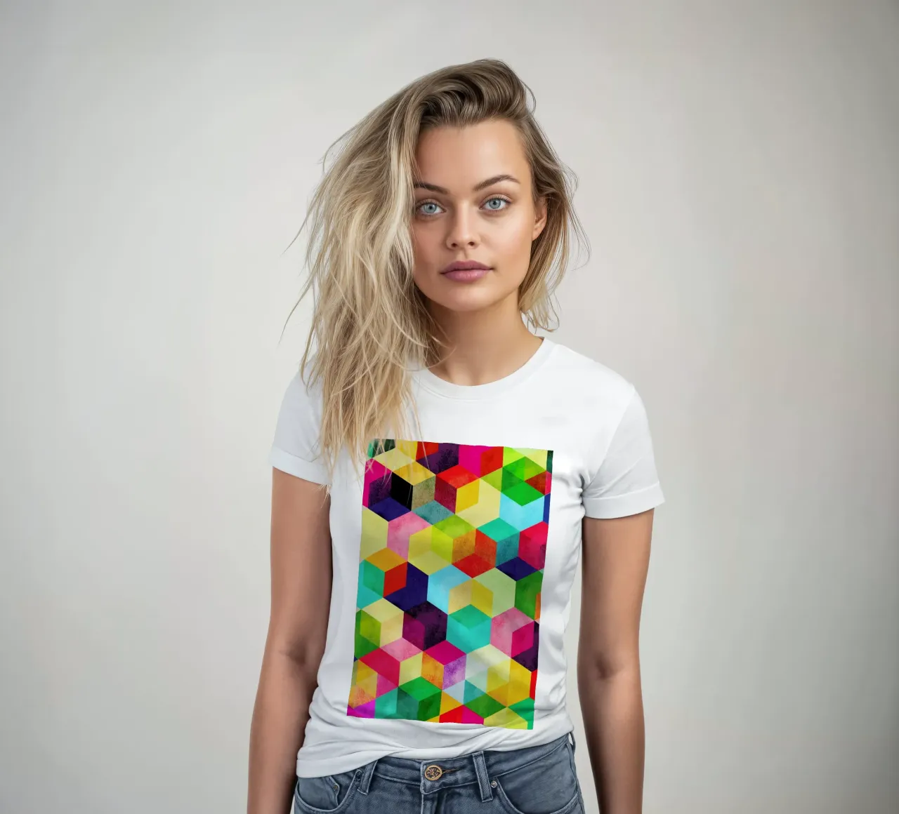 Hexa t-shirt ajusté pour femmes de Tracie Andrews