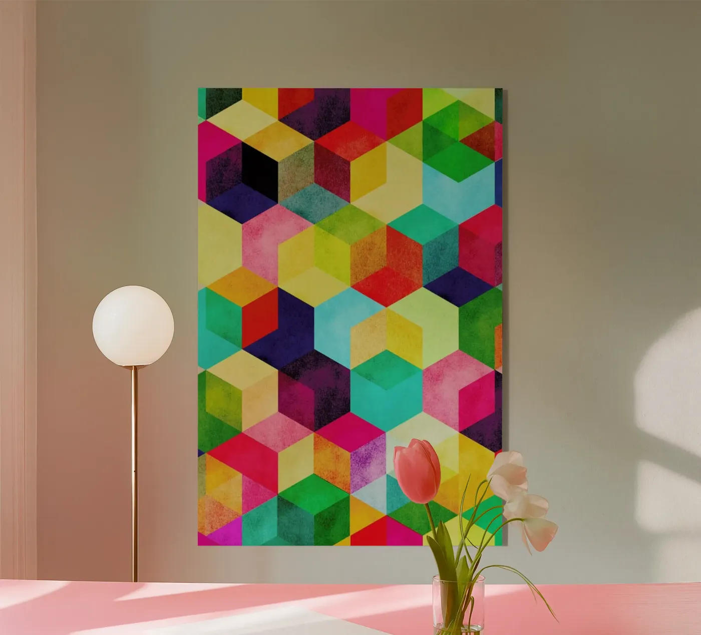 Hexa Acryl-Glas von Tracie Andrews