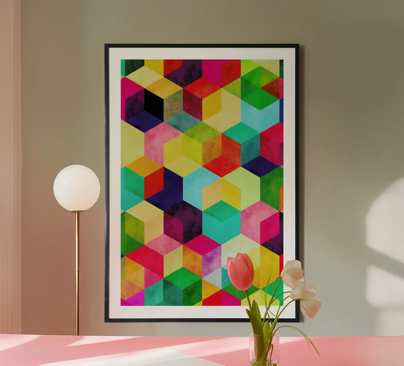 Hexa poster van Tracie Andrews