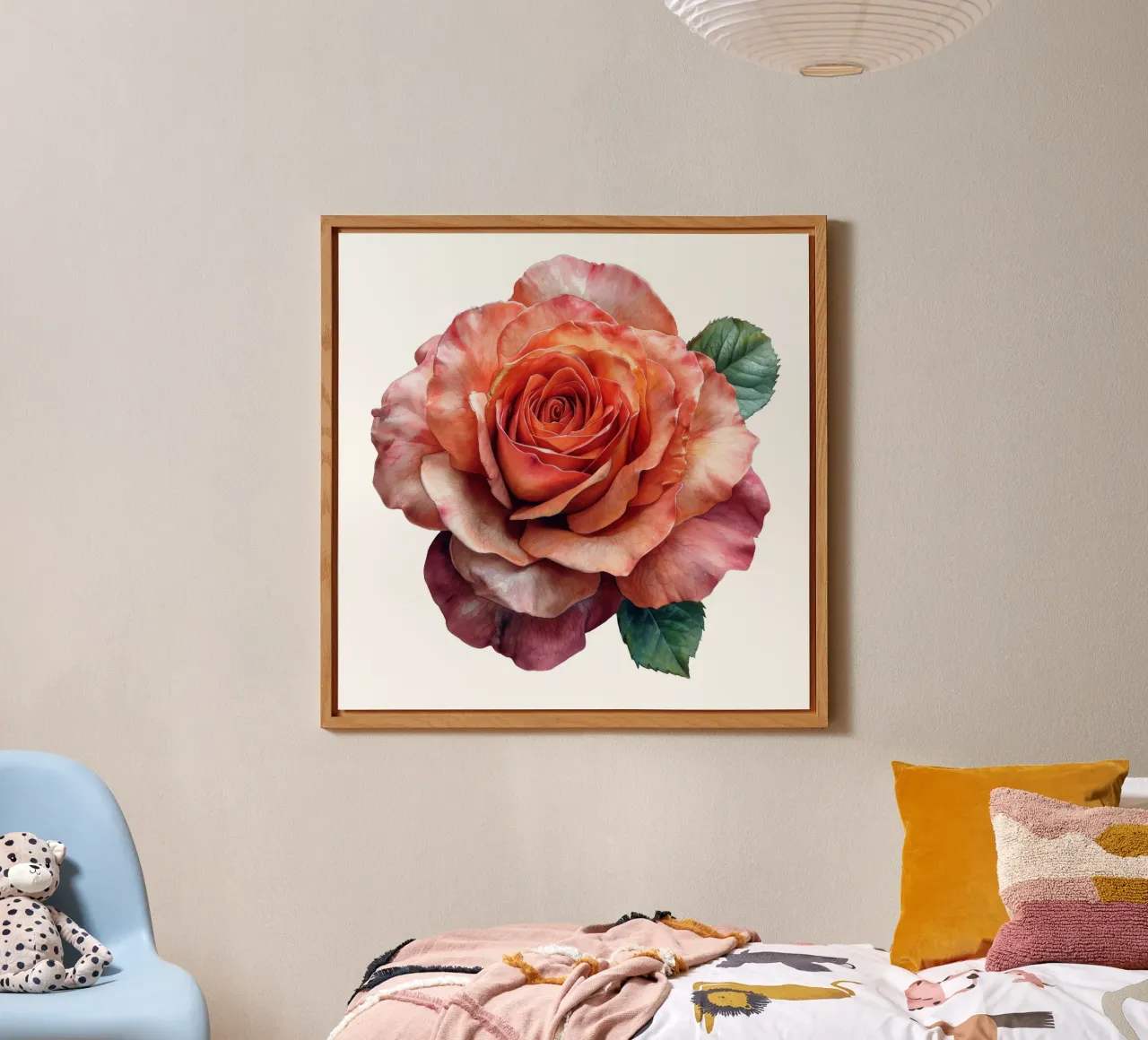 Rose Flower forex plate by Bold Blooms