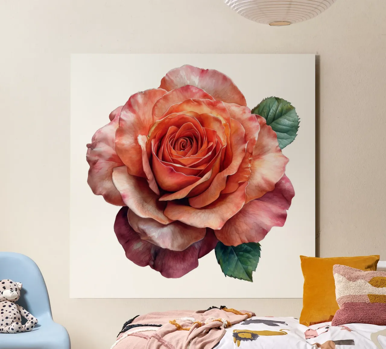 Rose Flower forex plate by Bold Blooms