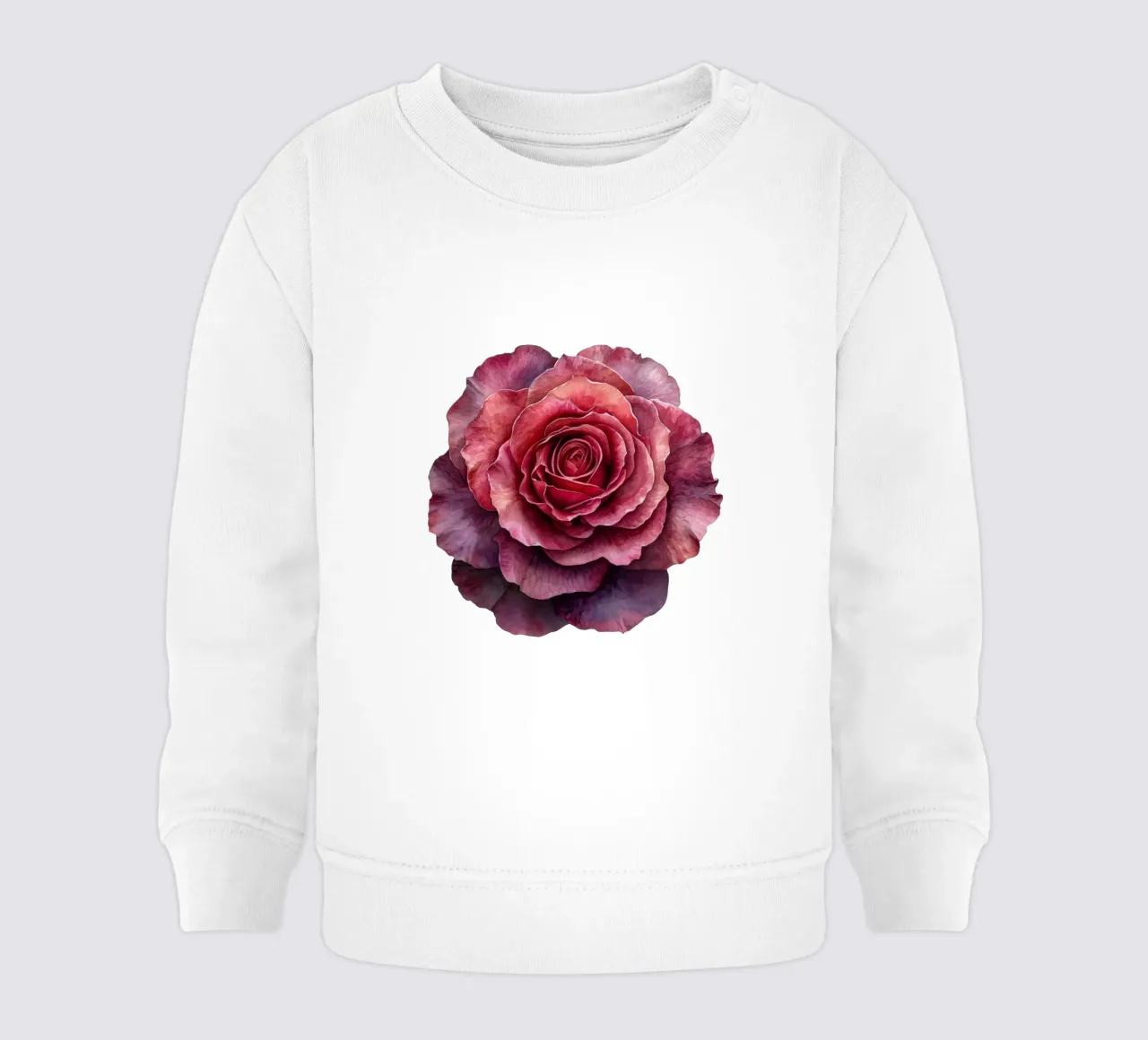Fiore di rosa felpa neonato da Bold Blooms