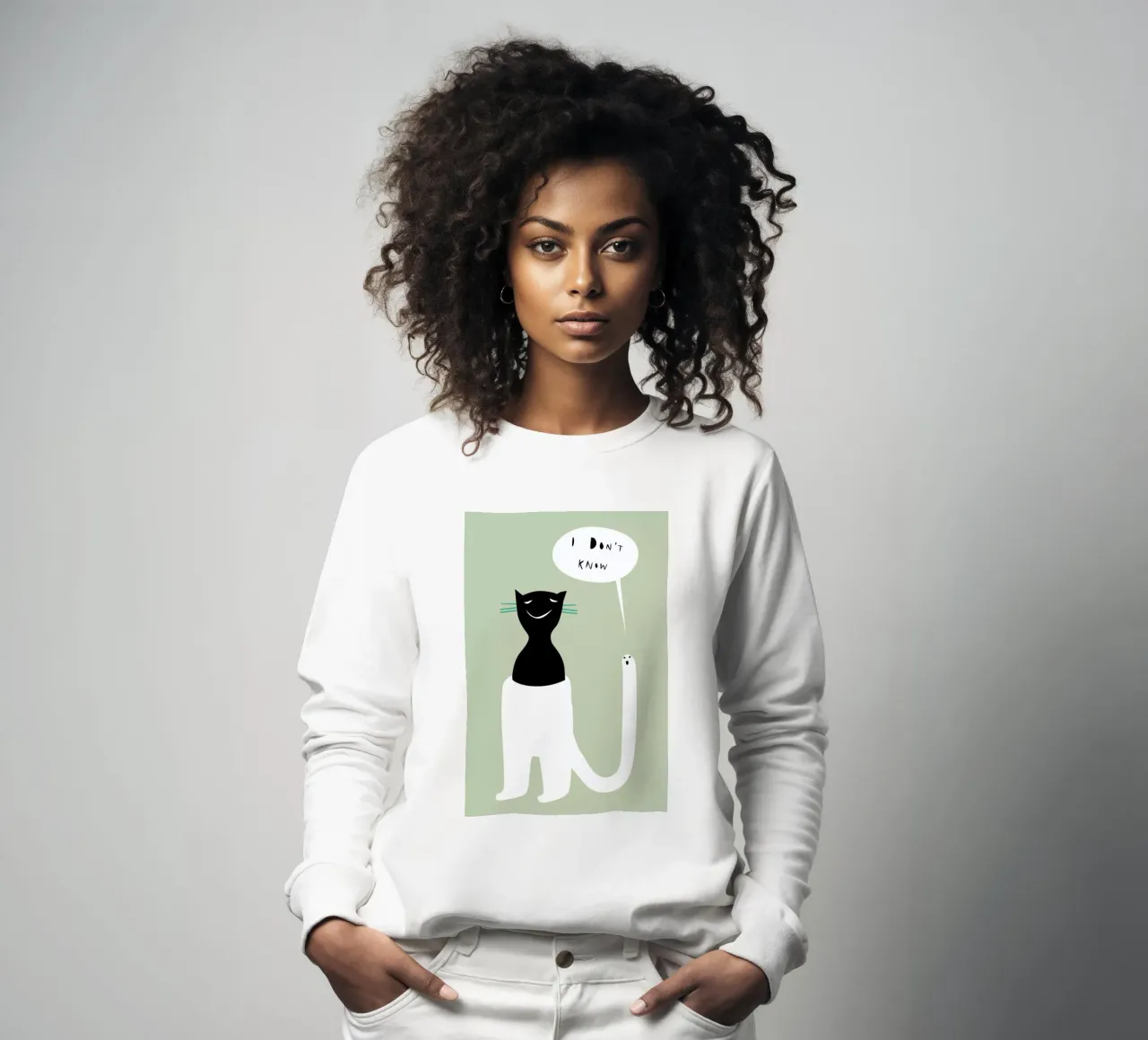 Oracle Beige felpa da Monika Aichele