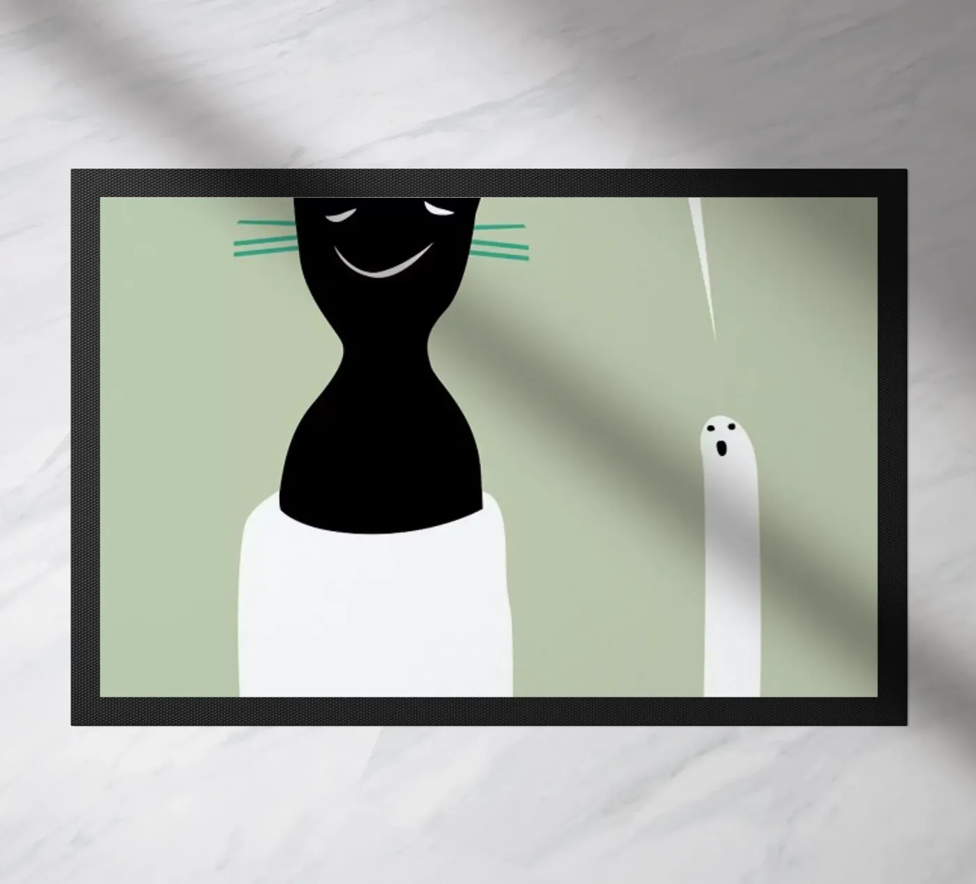 Oracle Beige deurmat van Monika Aichele