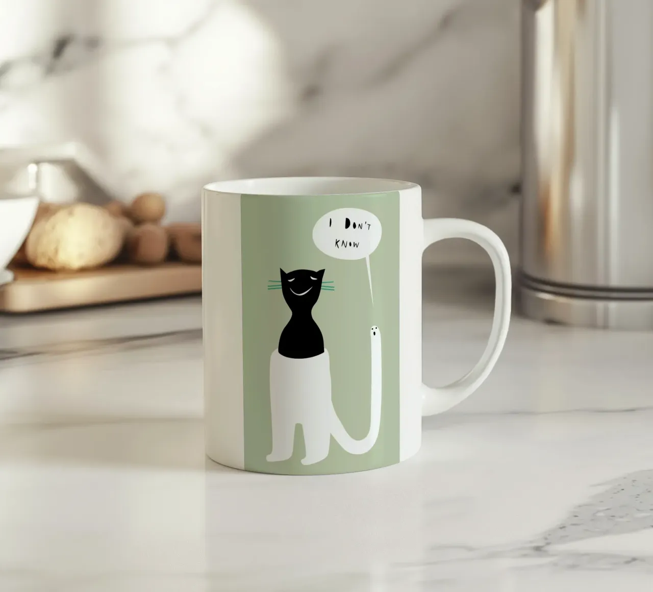 Oracle Beige mug en céramique de Monika Aichele
