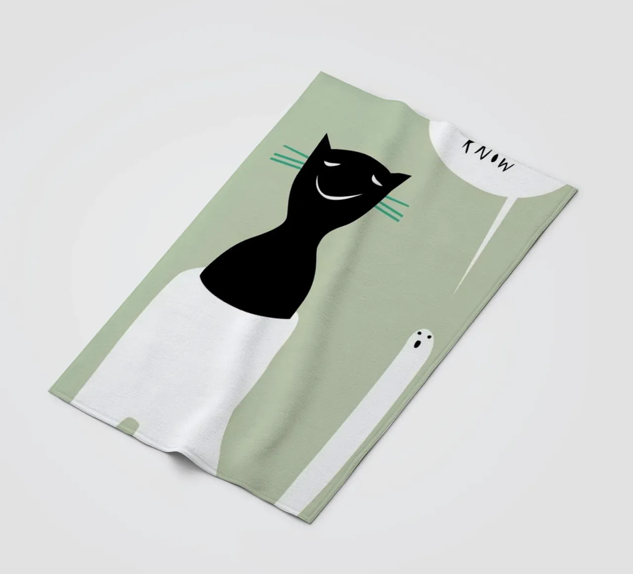 Oracle Beige coperta in pile da Monika Aichele