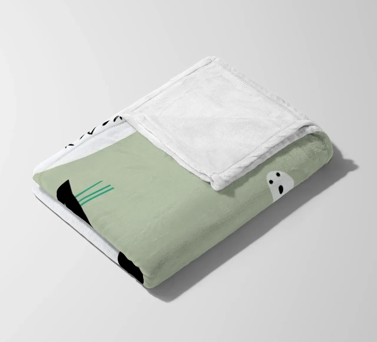 Oracle Beige coperta in pile da Monika Aichele