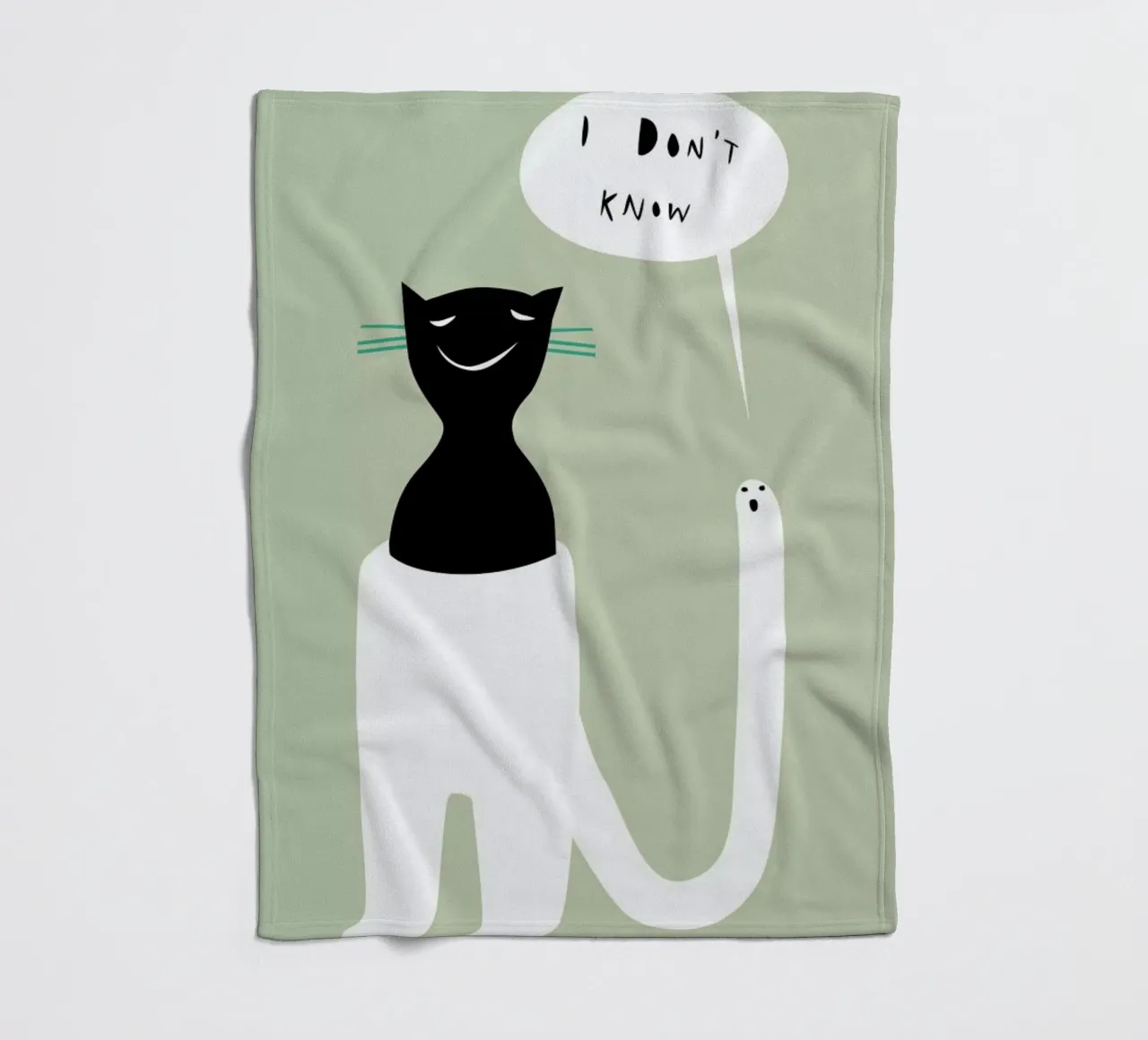 Oracle Beige coperta in pile da Monika Aichele