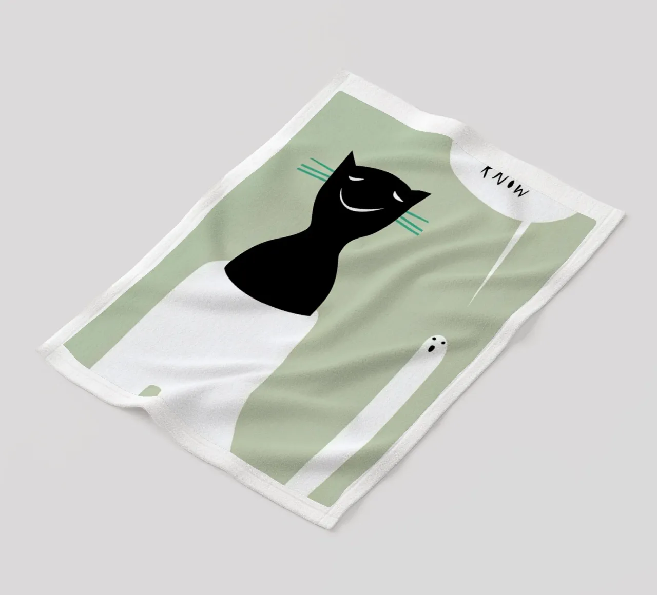 Oracle Beige coperta in pile da Monika Aichele