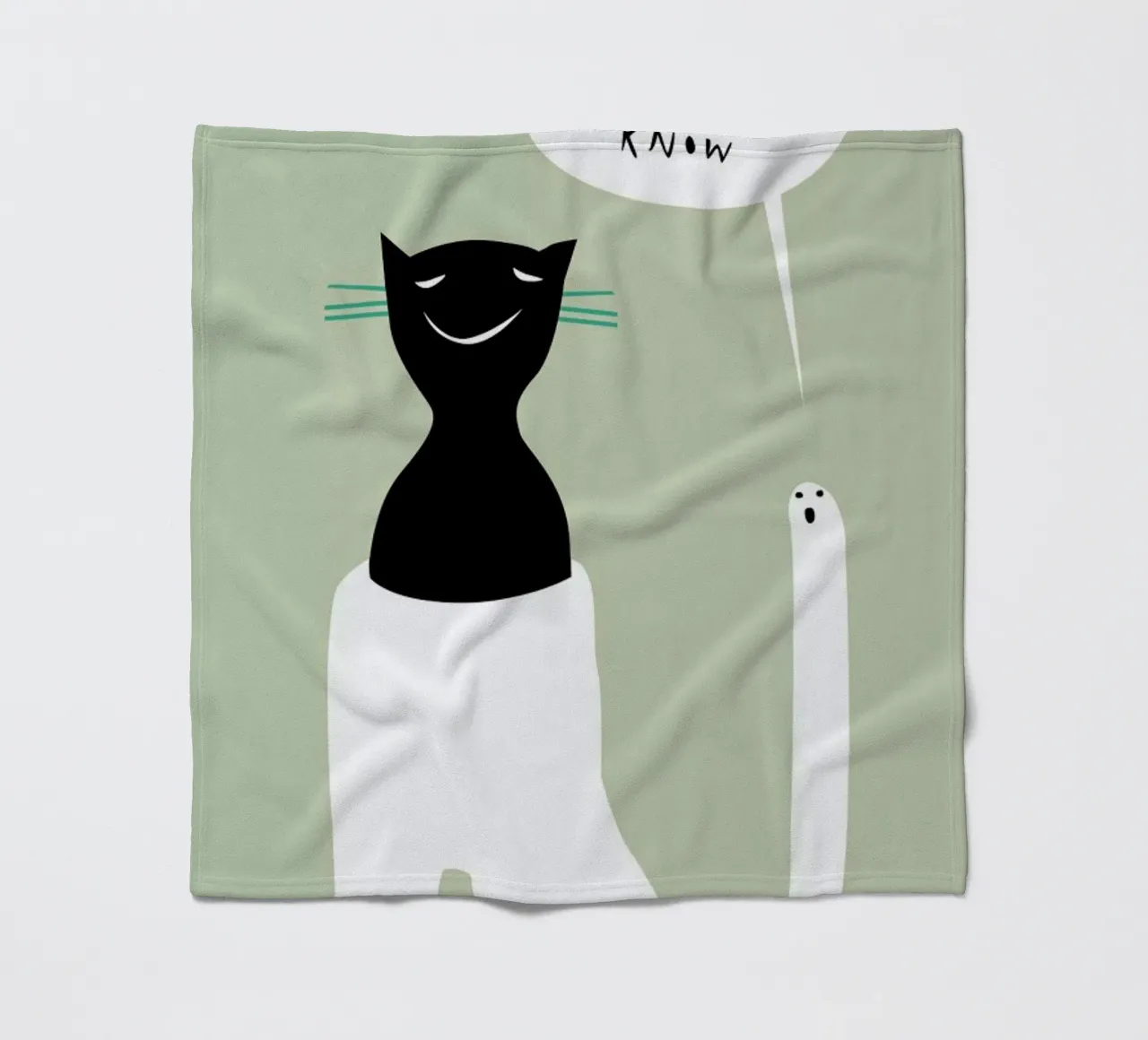 Oracle Beige coperta in pile da Monika Aichele