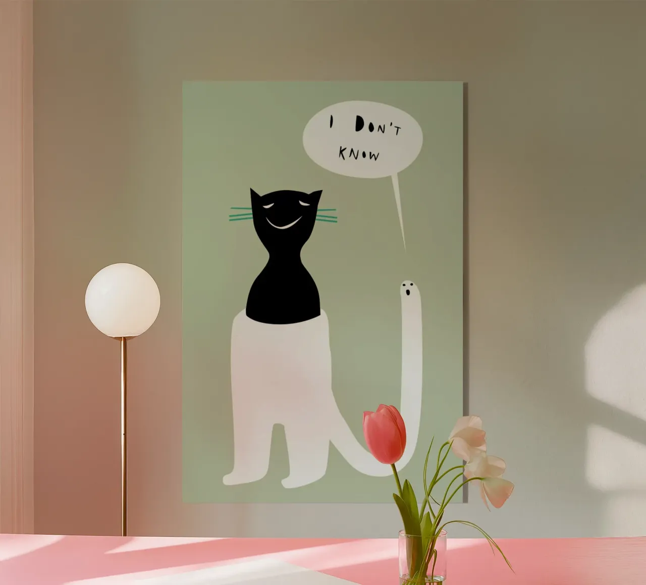 Oracle Beige plexiglass da Monika Aichele