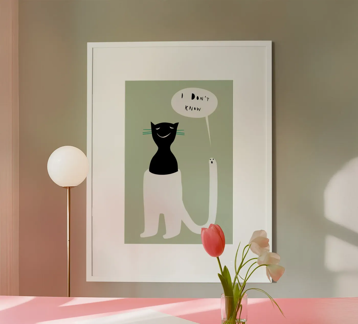 Oracle Beige poster by Monika Aichele