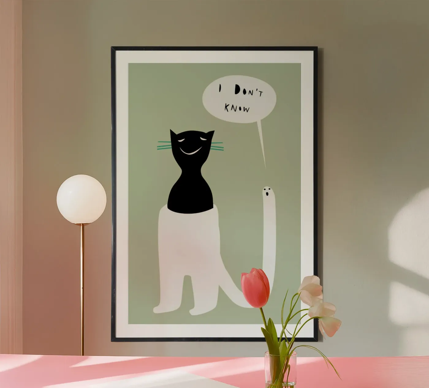 Oracle Beige poster by Monika Aichele